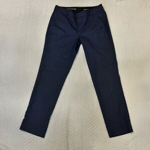 Banana Republic Dark Blue Dress Pants with pattern